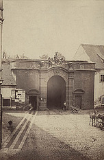 Wilhelm Rupp: Újezdská brána v Praze, kolem 1859