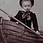 J. Edler v.Schmidt, Ústí n. Labem: Chlapec v člunu, kol 1890