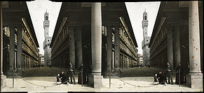 F. Krátký: Florencie, galerie Uffizi, 1897