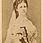 E. Rabending, Wien: Císařovna Alžběta u příležitosti korunovace uherskou královnou, 1867, vizitka