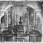 J. Bruner-Dvořák: Klementinum, vstup do odborné čítárny – kachlová kamna z roku 1762 a freska Návštěva Krista v domě Lazarově