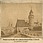 Neznámý autor -  dobový popisek: ,,Pohled na hradní věž a Bechyňskou bránu v Táboře po ukončené restauraci”, fotografická reprodukce malby návrhu, kolem 1885?, na kartonu formátu 10 x 10,5 cm