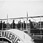 R.Bruner-Dvořák: Císař na parníku Marie Valerie, na němž vyplul z karlínského přístavu směrem ke Klecanům na prohlídku splavněné řeky, 28. 4. 1907. 