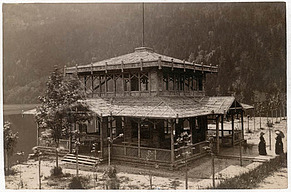 František Fridrich: Black Lake, pavilion, c. 1878,